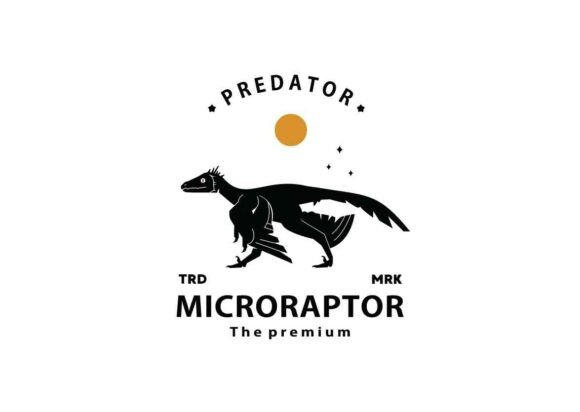 Download Microraptor Logo Vector Silhouette - Silhouette Collection
