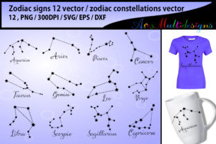 Download Zodiac Vector Silhouette Bundle - Silhouette Collection