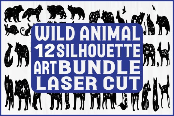 Download Wild Animal Silhouette Art Bundle - Silhouette Collection