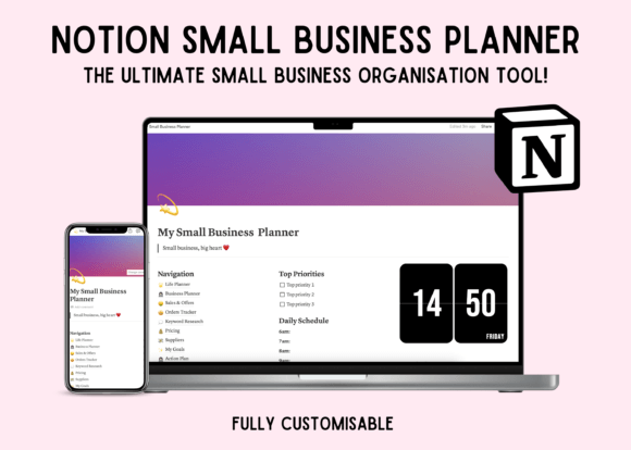 Download Notion Small Business Planner Template - Small Collection
