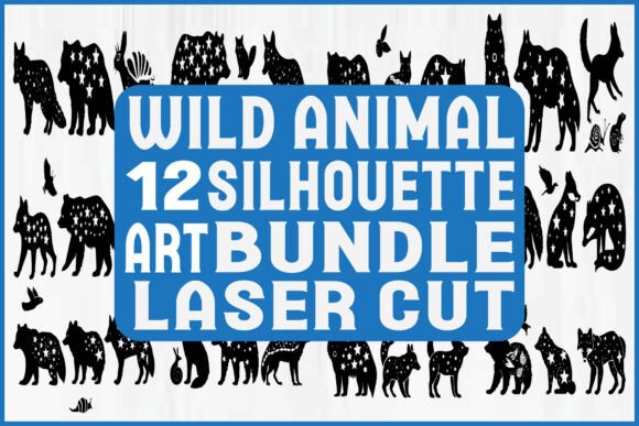 Download Wild Animal Silhouette Art Bundle - Silhouette Collection