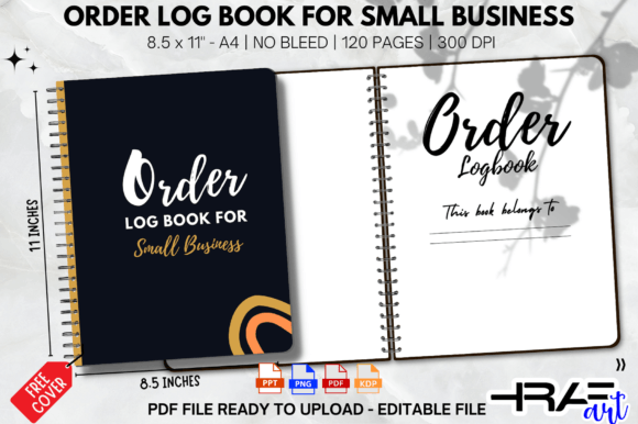 Download Order Log Book for Small Business | KDP - Small Collection