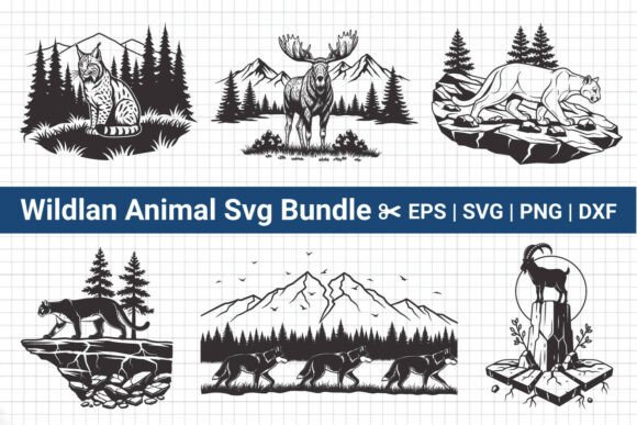 Download Wilderness Wildlife Silhouette Svg Vector - Silhouette Collection