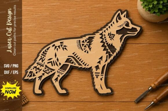 Download Wolf Wildlife Silhouette Wall Art Laser - Silhouette Collection