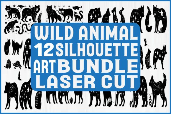 Download Wild Animal Silhouette Art Bundle - Silhouette Collection