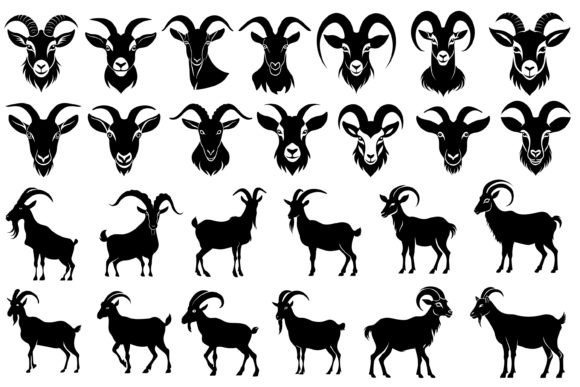 Download Goat Silhouette SVG - Silhouette Collection
