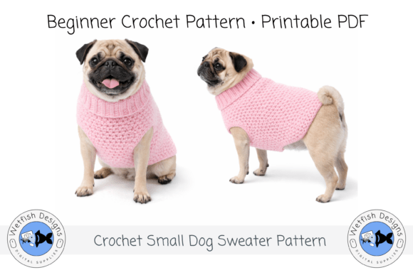 Download Crochet Small Dog Sweater Pattern - Small Collection