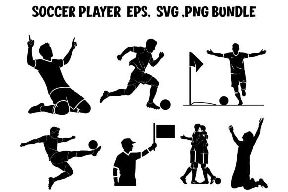 Download Minimalist Football Vector Silhouette - Silhouette Collection
