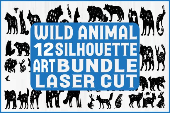Download Wild Animal Silhouette Art Bundle - Silhouette Collection